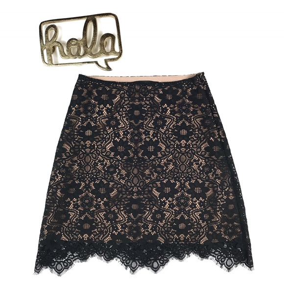 For Love & Lemons Rosemary Lace Overlay Skirt - Picture 2 of 8